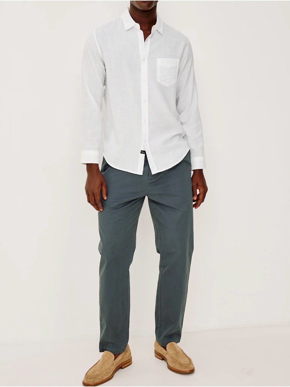 Rails White Button Front Cotton Shirt NWT Large